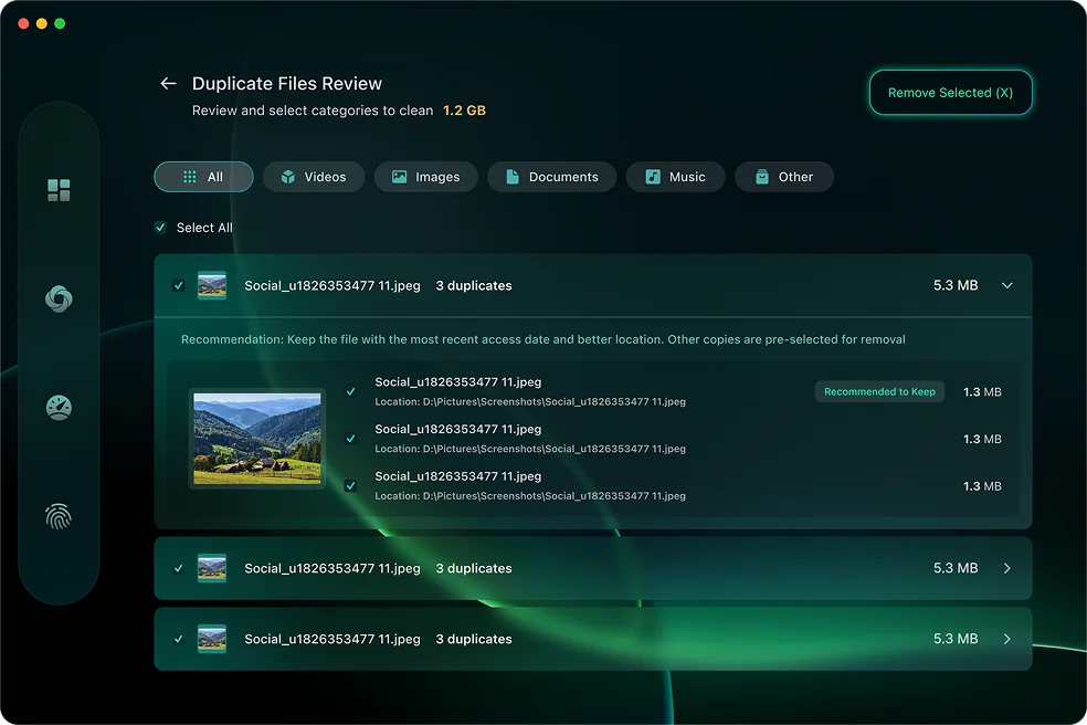 Duplicate Files