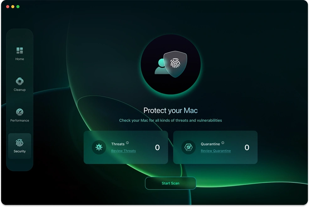 Malware Scanner screen